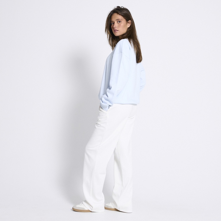 Straight sweatpants "Vera" Off white